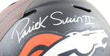Patrick Surtain II Signed Broncos F/S 2024 Speed Authentic Helmet-Beckett W Holo