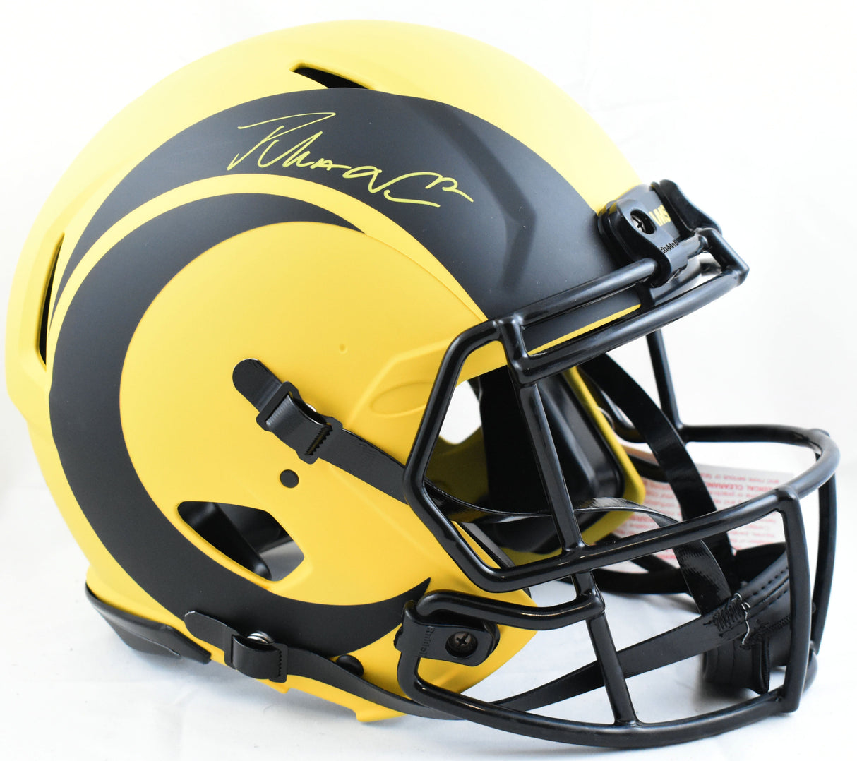 Puka Nacua Autographed Los Angeles Rams F/S Rave Speed Authentic Helmet-Fanatics