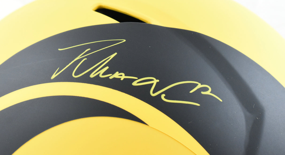 Puka Nacua Autographed Los Angeles Rams F/S Rave Speed Authentic Helmet-Fanatics