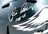 Eric Allen Autographed Philadelphia Eagles F/S Speed Helmet HOF- Beckett W Holo