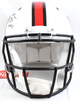 Shannon & Sterling Sharpe Signed NFL F/S Speed Authentic Helmet - Beckett W Holo