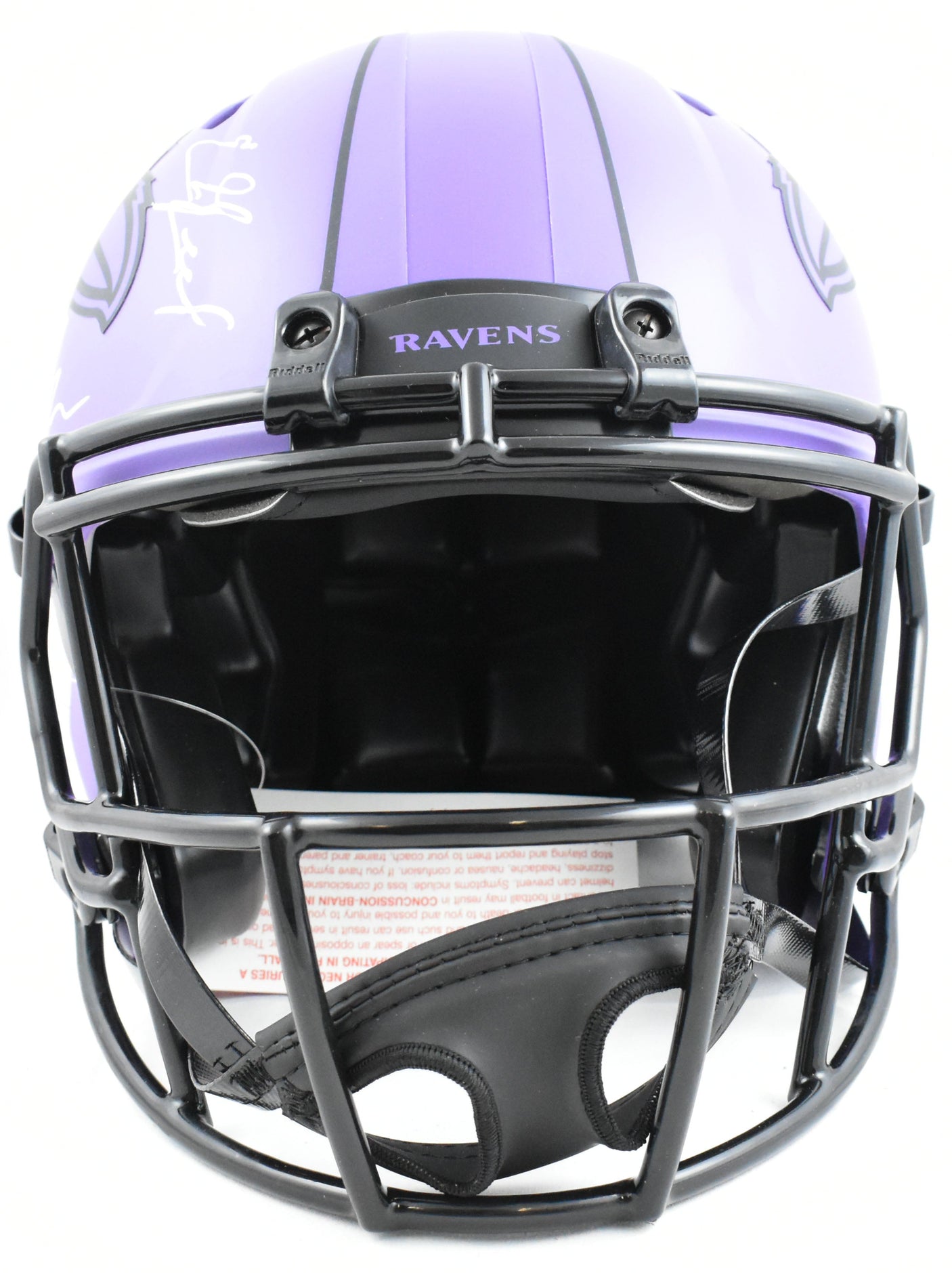 Suggs, Lewis, Reed Signed Ravens F/S Rave Speed Authentic Helmet- Beckett W Holo