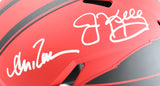 Thomas/Kelly/Reed Signed Bills F/S Rave Speed Authentic Helmet- Beckett W Holo