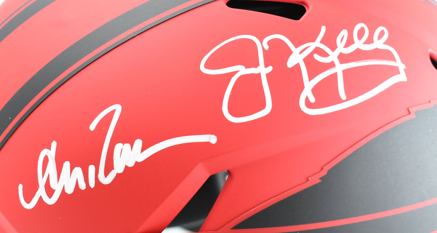 Thomas/Kelly/Reed Signed Bills F/S Rave Speed Authentic Helmet- Beckett W Holo