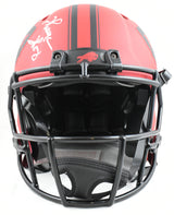 Thomas/Kelly/Reed Signed Bills F/S Rave Speed Authentic Helmet- Beckett W Holo