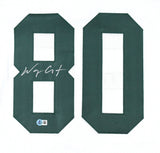 Wayne Chrebet Autographed White Pro Style Jersey - Beckett W Hologram *Silver