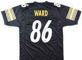 Hines Ward Autographed Black Pro Style Jersey - Beckett W Hologram *Black