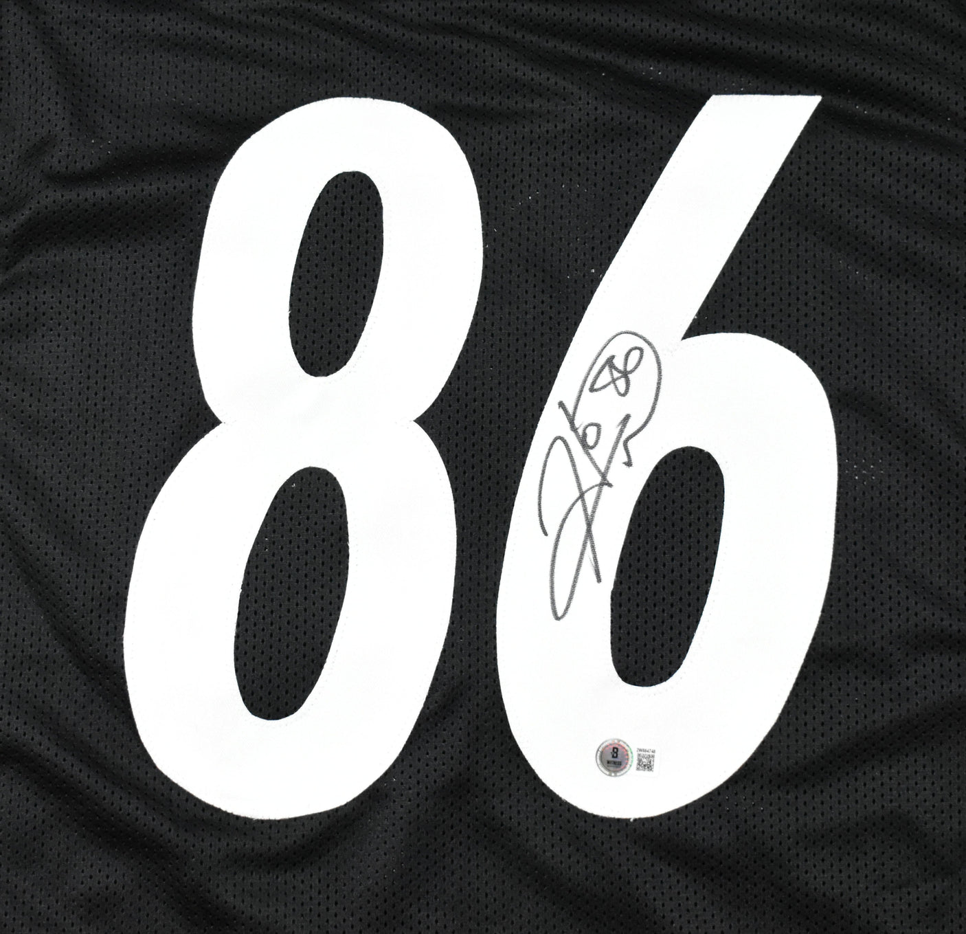 Hines Ward Autographed Black Pro Style Jersey - Beckett W Hologram *Black