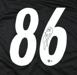 Hines Ward Autographed Black Pro Style Jersey - Beckett W Hologram *Black