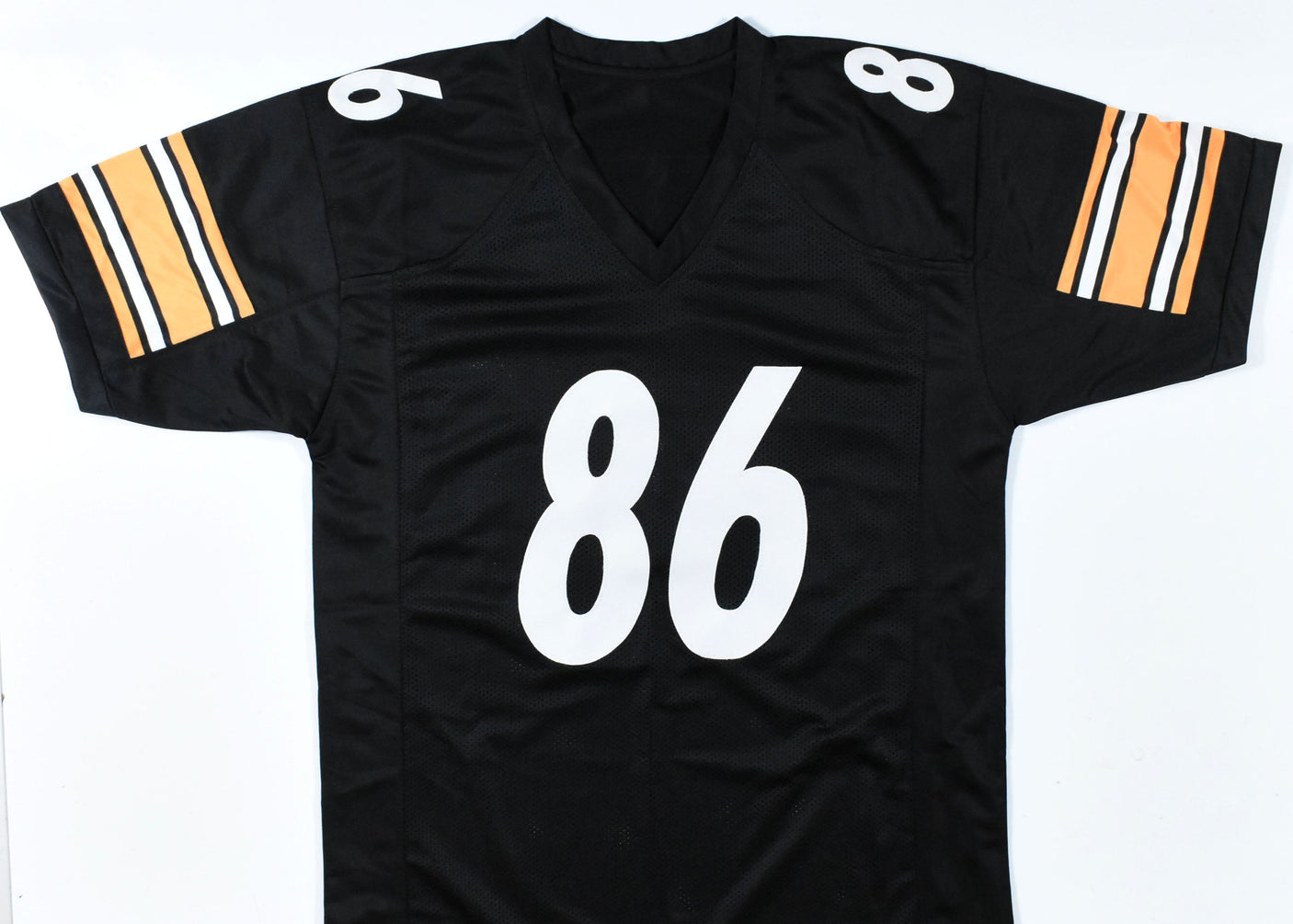 Hines Ward Autographed Black Pro Style Jersey - Beckett W Hologram *Black