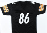 Hines Ward Autographed Black Pro Style Jersey - Beckett W Hologram *Black