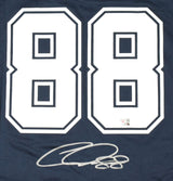 CeeDee Lamb Autographed Dallas Cowboys Blue Nike Game Jersey - Fanatics *Silver
