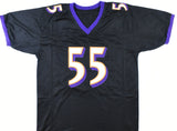 Terrell Suggs Autographed Black Pro Style Jersey - Beckett W Hologram *Black