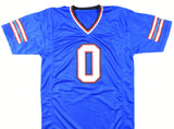 Keon Coleman Autographed Blue Pro Style Jersey - Beckett W Hologram *Black