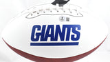Taylor/Simms/Carson Autographed New York Giants Logo Football - Beckett W Holo