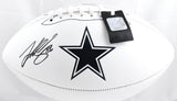 Luke Schoonmaker Autographed Dallas Cowboys Logo Football - Prova *Black
