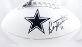 Danny White Autographed Dallas Cowboys Logo Football - Beckett W Hologram *Black