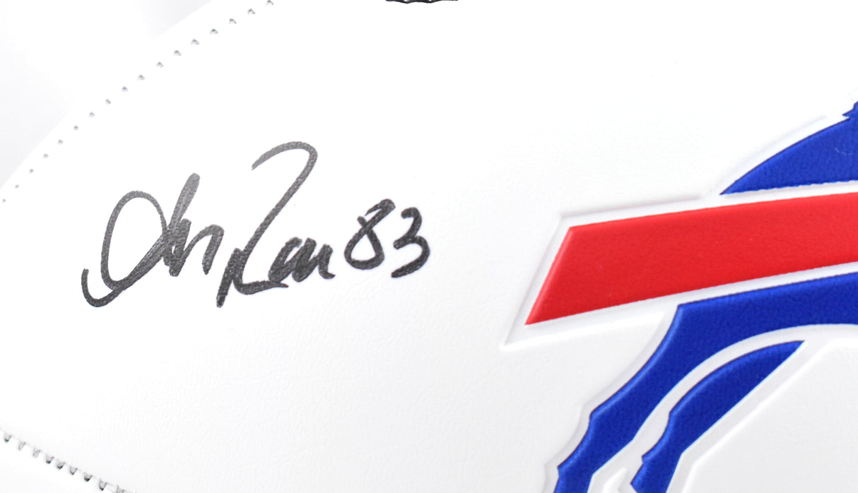 Andre Reed Autographed Buffalo Bills Logo Football HOF - Beckett W Hologram
