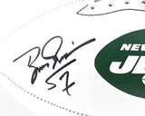 Boomer Esiason Autographed New York Jets Logo Football - Beckett W Hologram