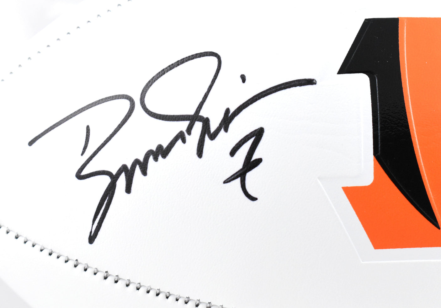 Boomer Esiason Autographed Cincinnati Bengals Logo Football - Beckett W Hologram