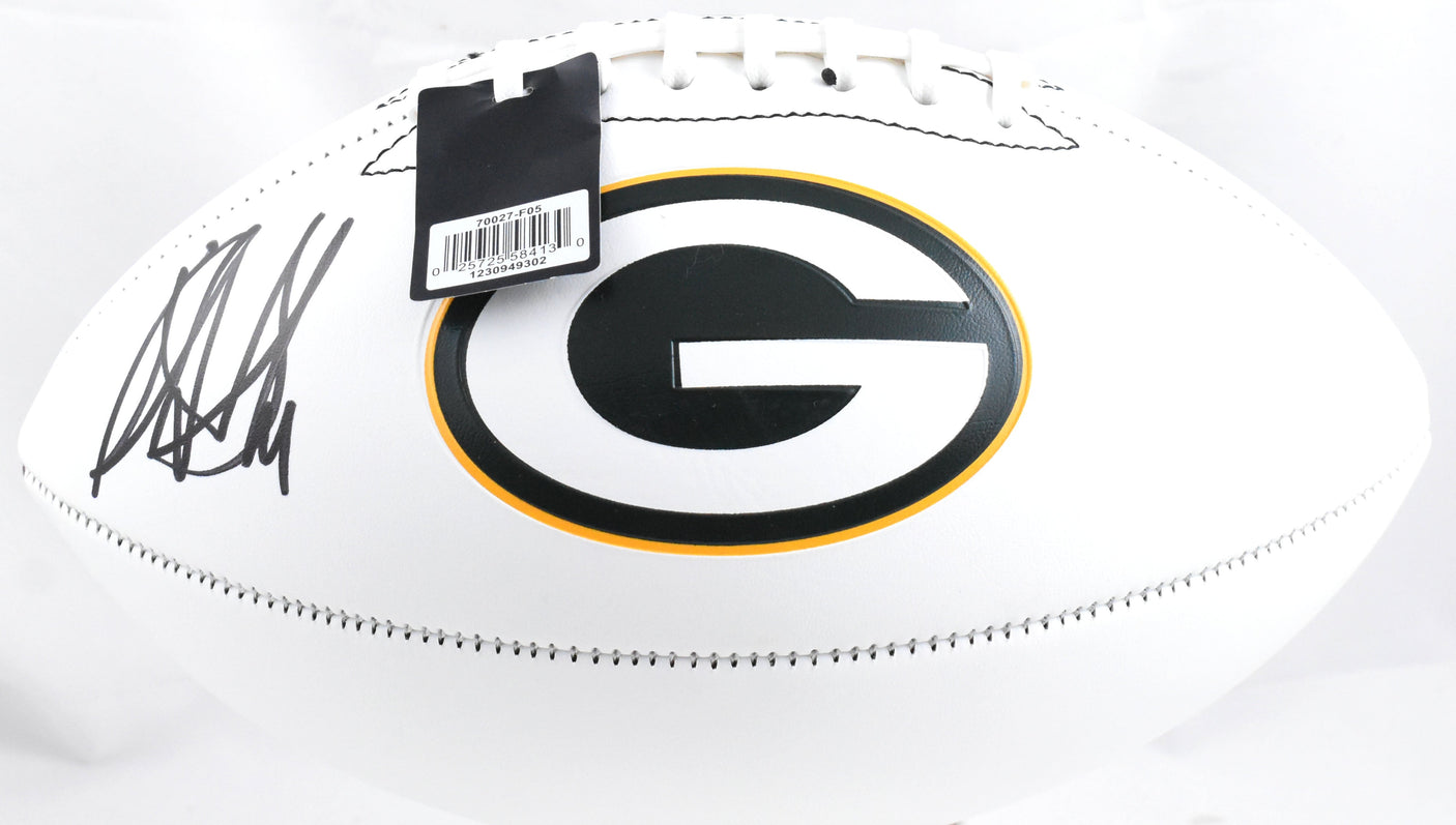 Sterling Sharpe Autographed Green Bay Packers Logo Football - Beckett W Hologram