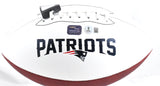 Christian Gonzalez Autographed New England Patriots Logo Football-Beckett W Holo