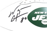 Wayne Chrebet Autographed New York Jets Logo Football- Beckett W Hologram *Black
