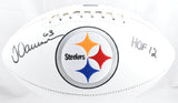 Dermontti Dawson Autographed Pittsburgh Steelers Logo Football HOF - Prova