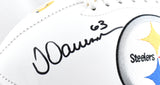 Dermontti Dawson Autographed Pittsburgh Steelers Logo Football HOF - Prova