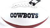 CeeDee Lamb Autographed Dallas Cowboys Logo Football - Fanatics *Black