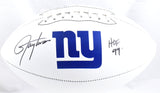 Lawrence Taylor Autographed New York Giants Logo Football HOF-Beckett W Hologram