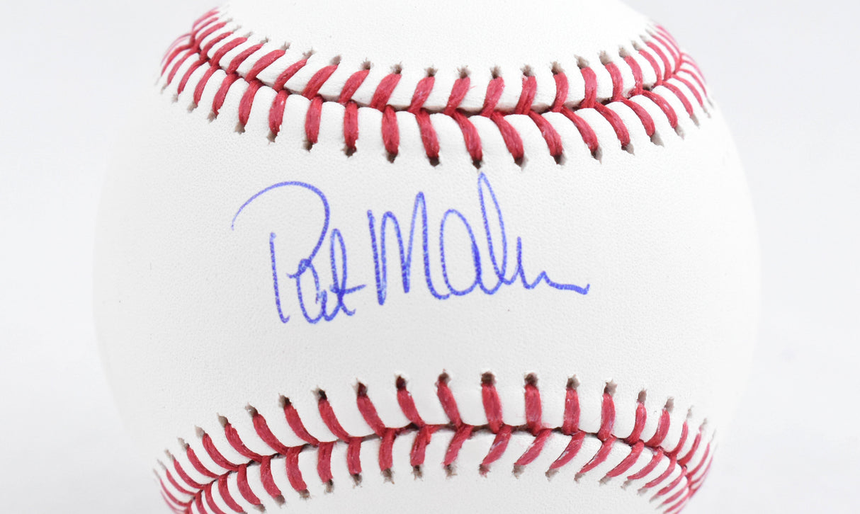 Pat Mahomes Autographed Rawlings OML Baseball - Prova *Blue
