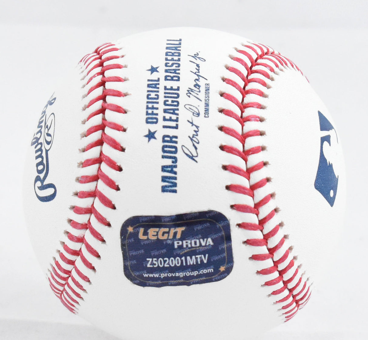 Pat Mahomes Autographed Rawlings OML Baseball - Prova *Blue