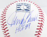 Johnny Bench Autographed Rawlings HOF OML Baseball w/HOF - Fanatics *Blue