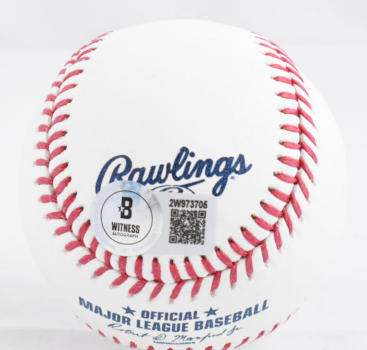 Eddie Murray Autographed Rawlings OML Baseball w/HOF - Beckett W Hologram *Blue
