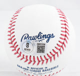 Eddie Murray Autographed Rawlings OML Baseball w/HOF - Beckett W Hologram *Blue