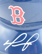 David Ortiz Autographed Boston Red Sox Mini Helmet- Beckett W Hologram *White