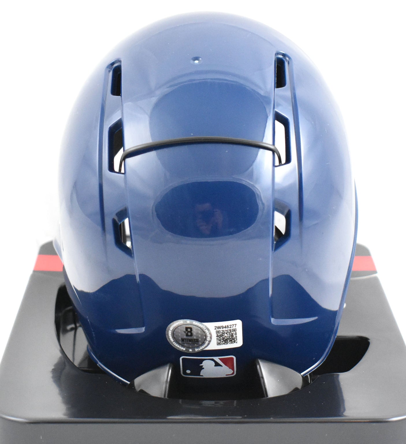 David Ortiz Autographed Boston Red Sox Mini Helmet- Beckett W Hologram *White