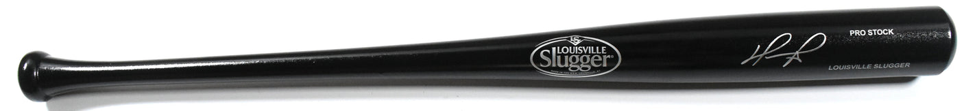 David Ortiz Signed Black Louisville Slugger Pro Baseball Bat-Beckett W Hologram