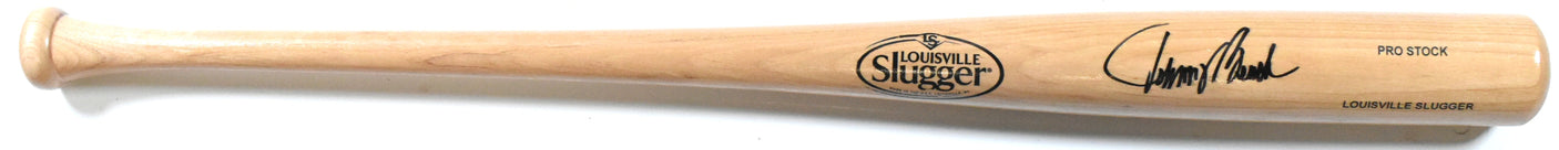Johnny Bench Autographed Blonde Louisville Slugger Pro Baseball Bat - Fanatics