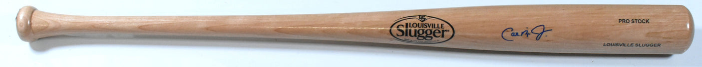 Cal Ripken Jr Autographed Blonde Louisville Slugger Pro Baseball Bat - Fanatics