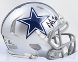 Dak Prescott Autographed Dallas Cowboys Speed Mini Helmet - Beckett W Hologram