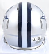 Dak Prescott Autographed Dallas Cowboys Speed Mini Helmet - Beckett W Hologram