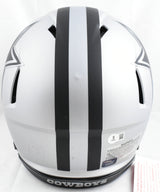 Roger Staubach Autographed Cowboys F/S Rave Speed Authentic Helmet-BeckettW Holo