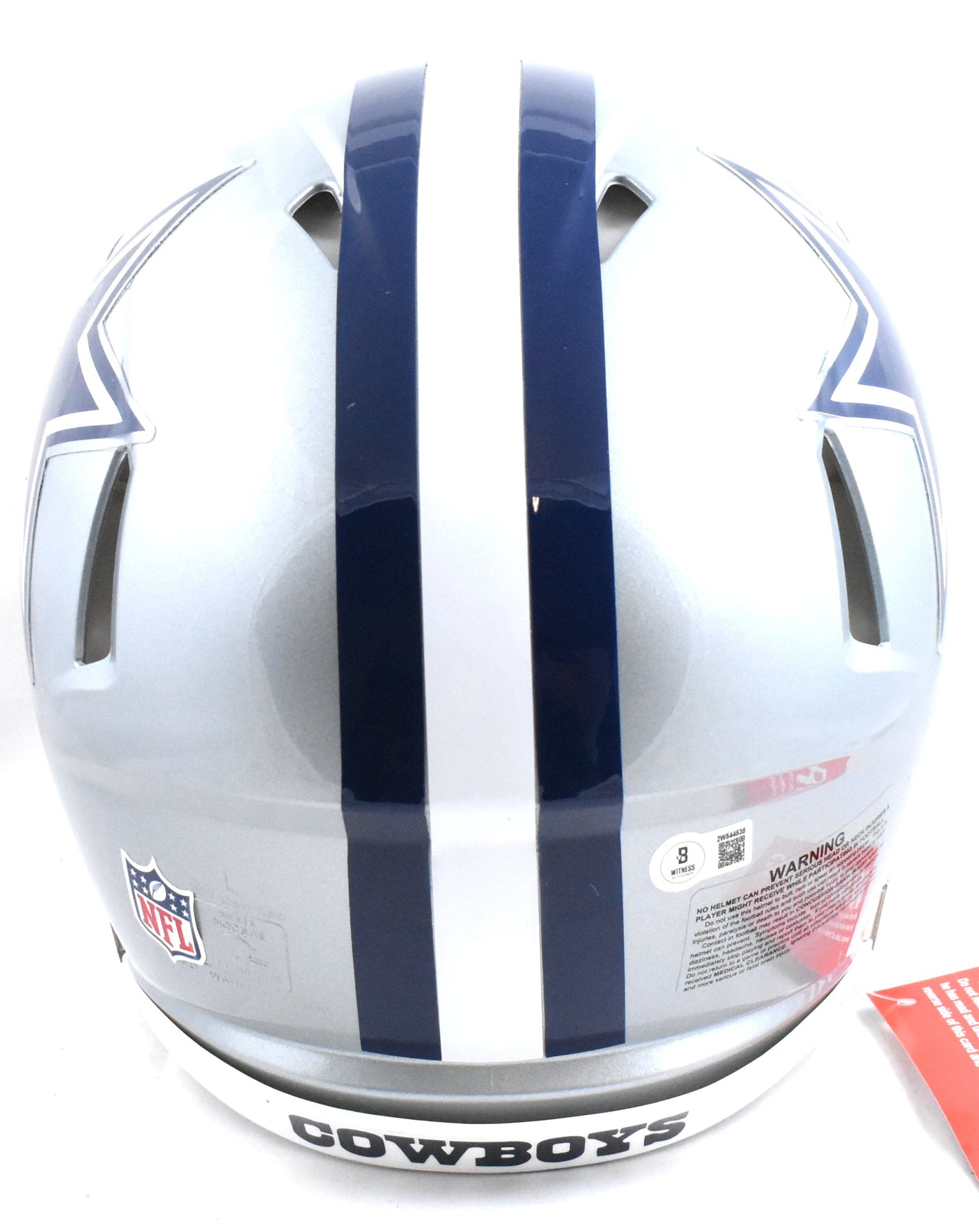 Roger Staubach Autographed Cowboys F/S Speed Authentic Helmet - Beckett W Holo
