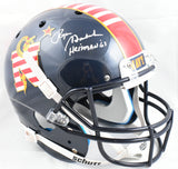 Roger Staubach Autographed NAVY F/S Schutt DTOM Helmet Heisman - Beckett W Holo