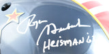 Roger Staubach Autographed NAVY F/S Schutt DTOM Helmet Heisman - Beckett W Holo