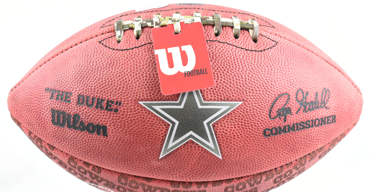 Roger Staubach Autographed Dallas Cowboys Showcase Duke Football- Beckett W Holo