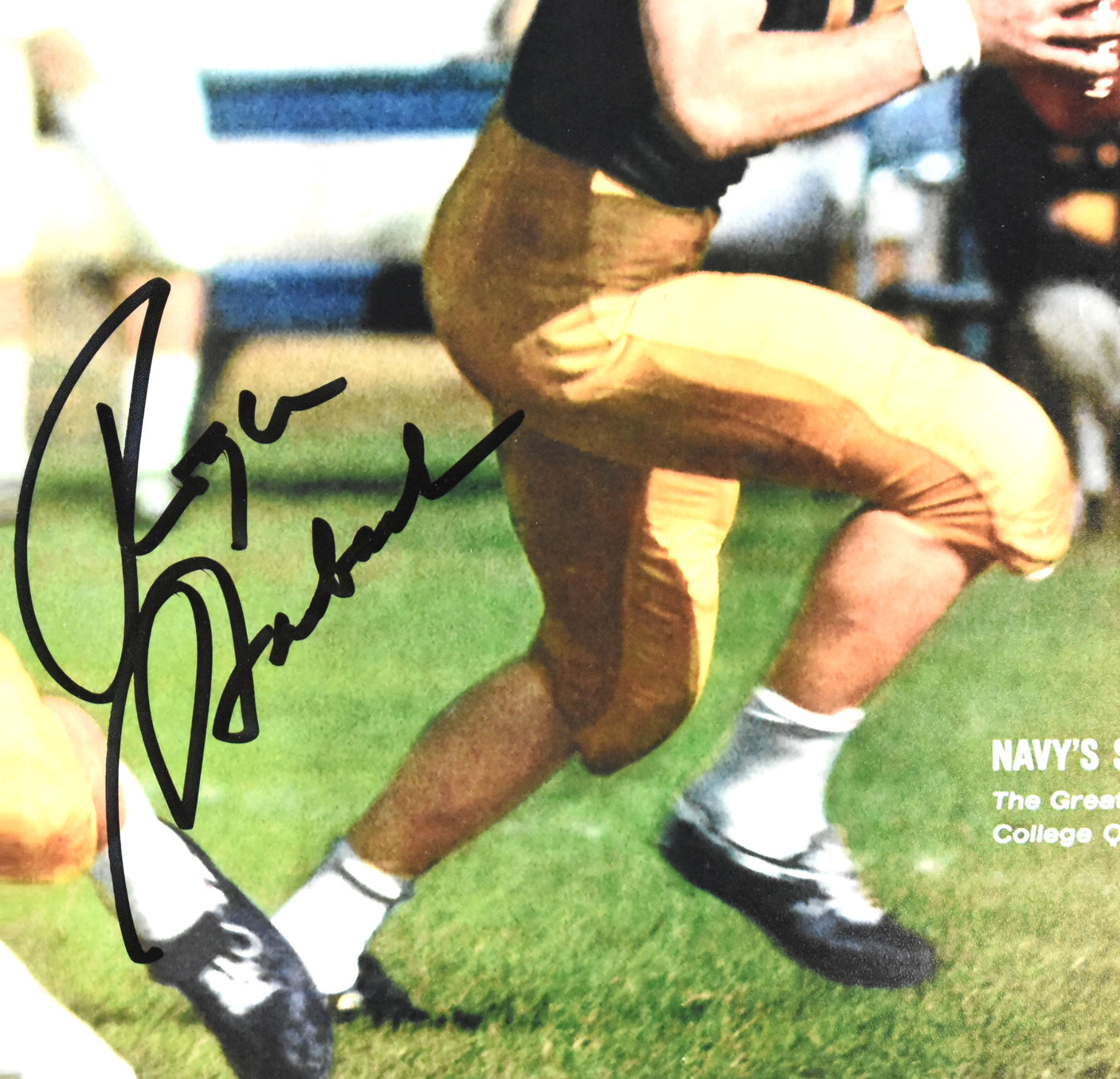 Roger Staubach Autographed Navy 8x10 Life Magazine Photo - Beckett W Hologram