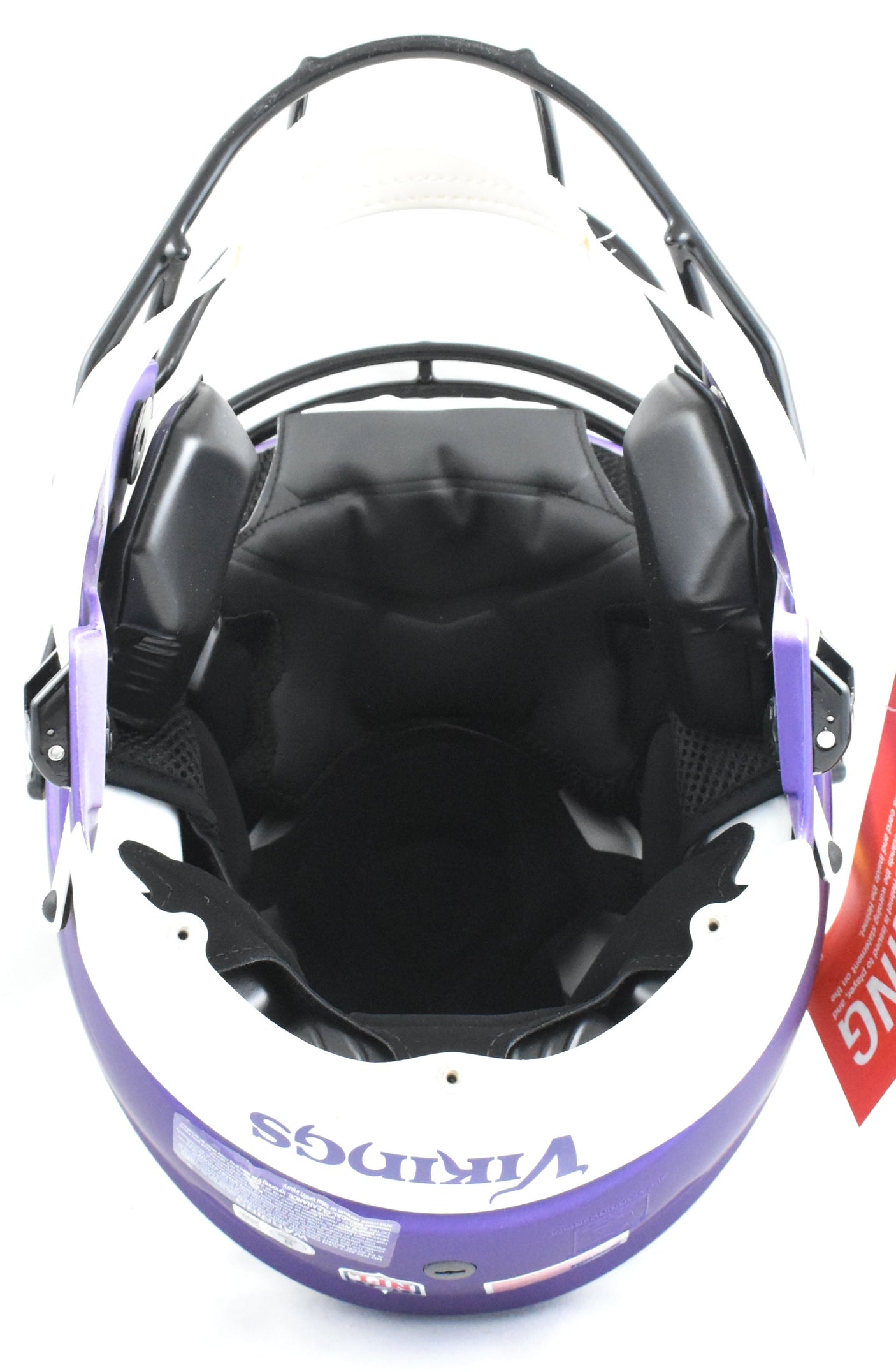 Randy Moss Signed Vikings F/S Speed Flex Helmet Straight Cash Homie - Beckett W